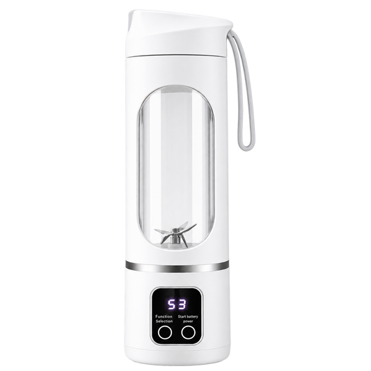 12 Blades Portable Fruit Juicer 450ml Capacity 3 Gears USB Rechargeable Blender Ice Crusher