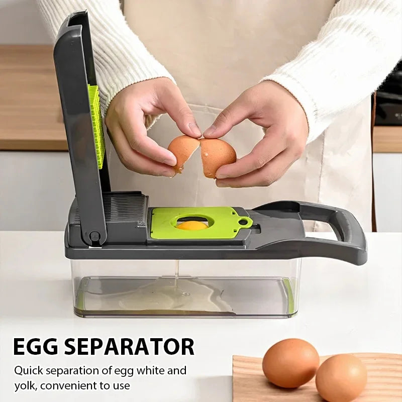 16 In 1 Multifunctional Vegetable Cutter Dicer Shredder Slicer Kit for Potato Fruit Kitchen Use